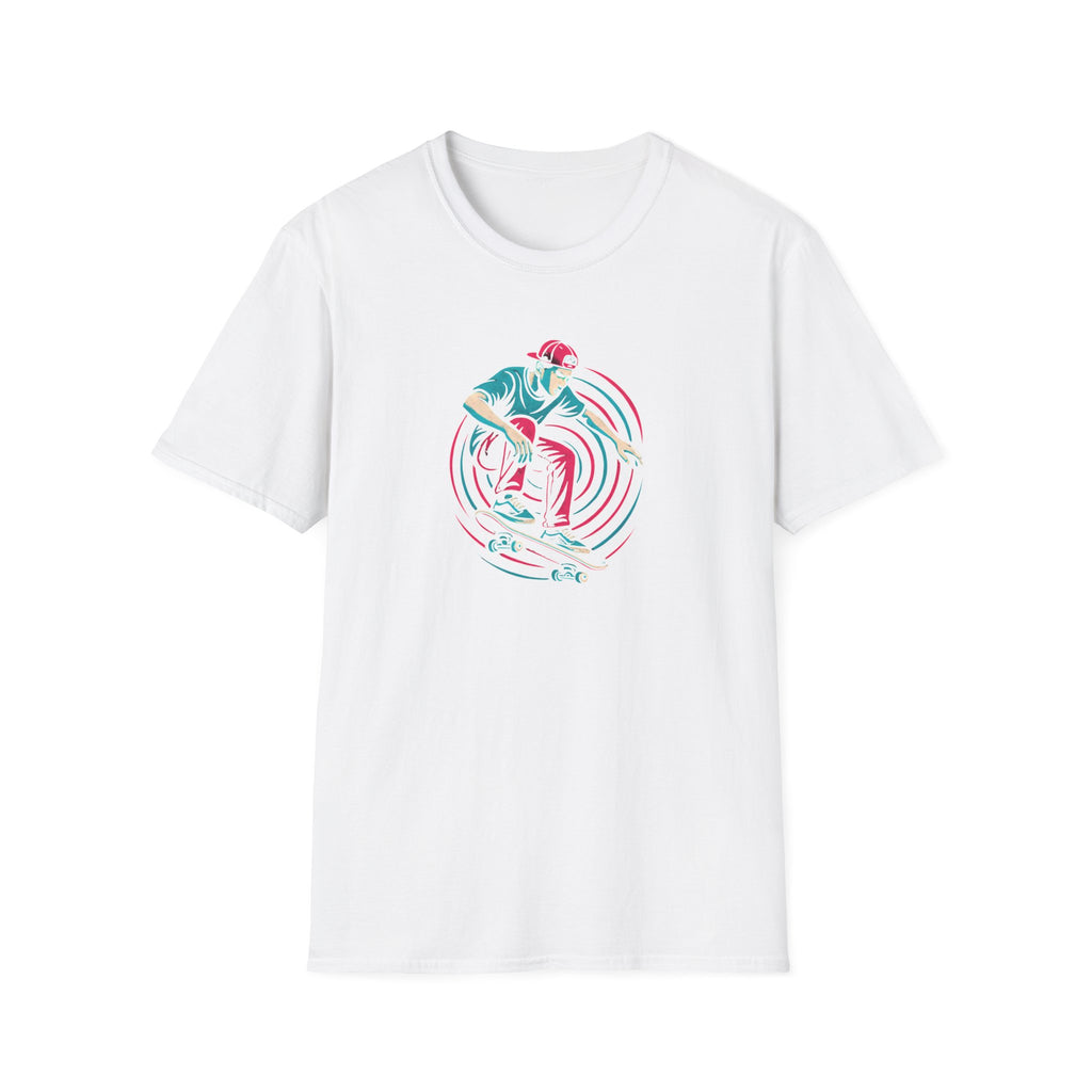 Skateboarder performing trick T-Shirt