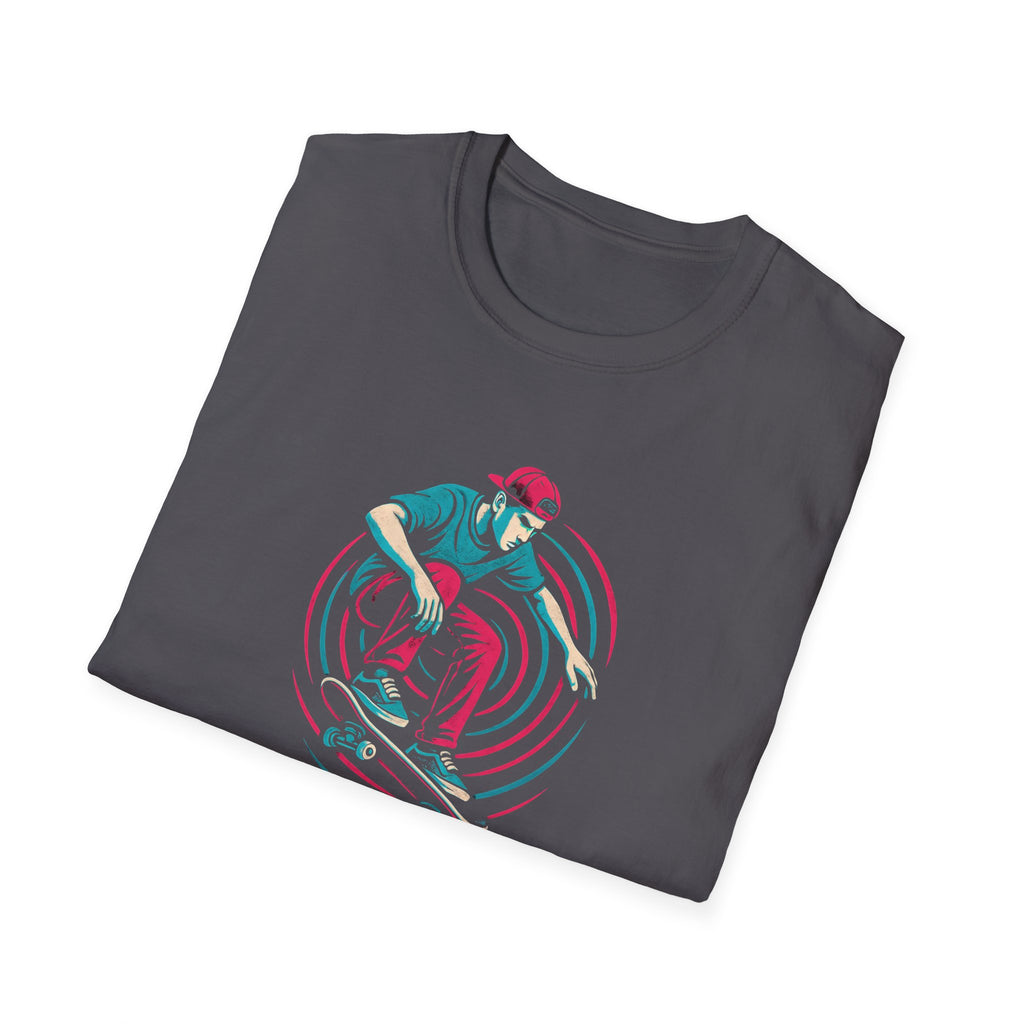 Skateboarder performing trick T-Shirt