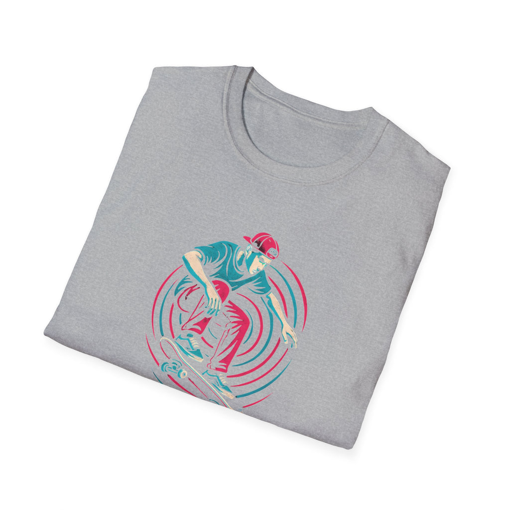 Skateboarder performing trick T-Shirt